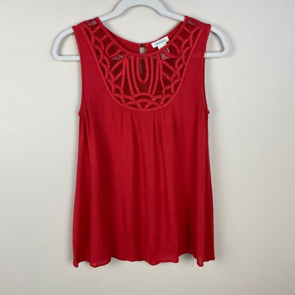 Sundance Lace Cutout Top - Size Small - Picture 1 of 6